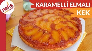 LEZZETİ İLE ŞAŞIRTACAK 😲 Karamelli Elmalı Kek Tarifi [upl. by Attayek]