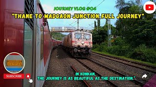 Ultimate Konkan Train Vlog Foodies Dream Journey in 10103 Mandovi Express  Konakan  Nature [upl. by Longfellow]