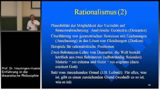 Einführung in die Theoretische Philosophie 3 Vorl Teil II [upl. by Alehc]