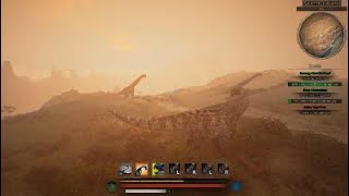 Path of Titans Argentinosaurus herd [upl. by Aliehs]