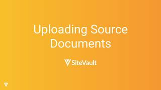 Uploading Source Documents [upl. by Llertnahs]