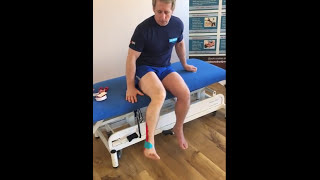 Easy way to tape for an inversion sprain Full Ankle Support [upl. by Mozelle]