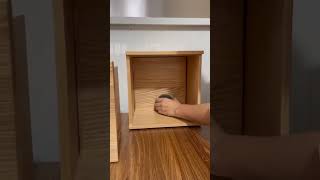 Application of a hidden compartment with a unique magnetic latch diyhacks furnituredesign wood [upl. by Baum]