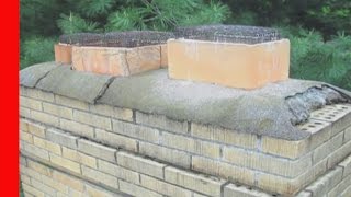 How to Repair a Damaged Chimney Crown [upl. by Fryd]