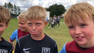 Emil fra Tjørring Fodbold vandt straffesparkskonkurrencen for U11U13 💪🎤 [upl. by Peedus]