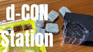 dCon Refillable Corner Fit Mouse Poison Bait Station [upl. by Eidnew]