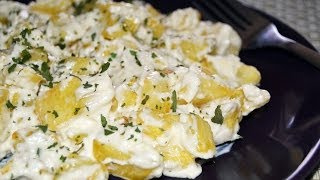 Fried Potatoes with Garlic Aioli Sauce  How to Make Potatoes with Homemade Garlic Mayo [upl. by Remington]