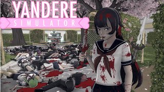 Genocide Ending with Ritual Knife  202X Mode  Yandere Simulator Demo [upl. by Cynde]