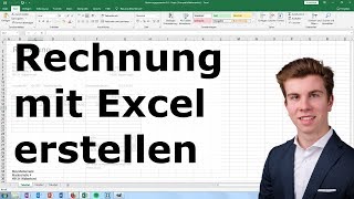 Rechnung mit Excel automatisch erstellen Für Kleinunternehmer [upl. by Margi]