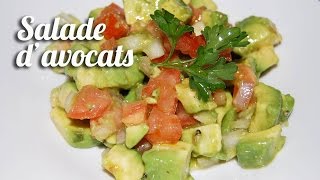 Recette Salade davocat [upl. by Nnylrac]