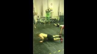 Crossfit 100 burpees in 257 [upl. by Crawford]