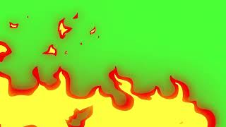 Animated Fire Green Screen with SFX [upl. by Scarface]