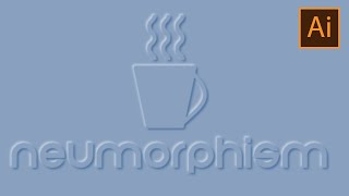 Neumorphism Effect in Illustrator  Create a Reusable Dimensional Style [upl. by Winsor162]