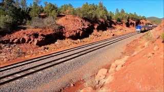 Amtraks Southwest Chief w Dome Car on Glorieta Pass  11713 [upl. by Dearden]