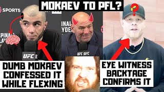 quotHave Fun At The PFLquot Dana White RELEASES Muhammad Mokaev After UFC 304 Backstage Menace [upl. by Ruthven]