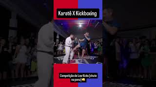 Competição de Low kicks competition chutes pernas kickboxing karate [upl. by Sallee]