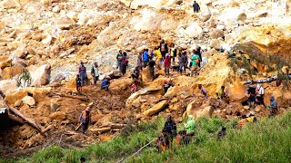 Rescue teams dont expect to find survivors in Papua New Guinea landslide [upl. by Mahmoud774]