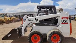 minicargador en venta bobcat 853 oisa maquinaria de Cuauhtémoc tel 6251453214 [upl. by Erdnaxela]