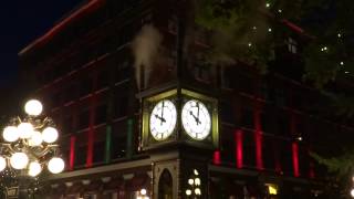 Vancouver British Columbia  Gastown Steam Clock Chimes HD 2014 [upl. by Ally186]