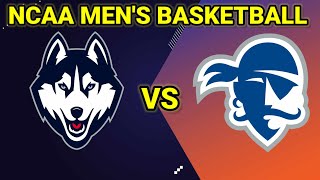 UConn vs Seton Hall  2024 NCAA MENS BASKETBALL LIVE SCORE [upl. by Gorman144]