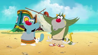 Oggy and the Cockroaches  BBQ TIME S06E52 CARTOON  New Episodes in HD [upl. by Acireh]