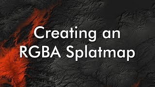 TerreSculptor  Creating an RGBA Splatmap [upl. by Ocinom949]