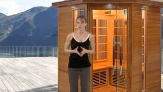 Sauna infrarouge FranceSauna LUXE [upl. by Anirat]