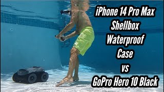 iPhone 14 Pro Max in Shellbox Waterproof Case vs the GoPro Hero 10 [upl. by Evander251]