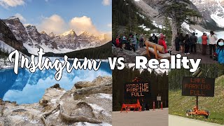 Moraine Lake  Instagram Vs Reality Is it still worth visiting [upl. by Aloibaf]