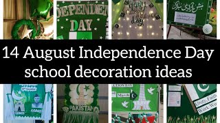 14 August Independence Day decoration ideas for school [upl. by Eixirt]