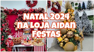 Tour pela decoração de Natal 2024 na loja Aidan muitas inspirações e árvores de Natal lindíssimas [upl. by Gawain]