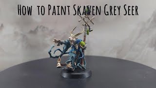 How To Paint Skaven Grey Seer [upl. by Fezoj76]