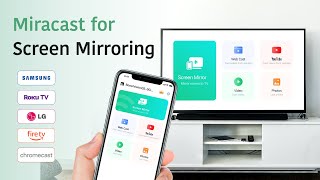 Miracast App Screen Casting and Screen Mirroring to Smart TV  Miracast for Screen Mirroring [upl. by Nnylyrehc]