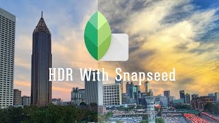 Snapseed HDR Tutorial  HDR Effect [upl. by Rushing807]