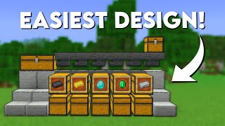 Minecraft Automatic Sorting System in Bedrock 121 MCPEXboxPS4Nintendo SwitchWindows10 [upl. by Kubetz]