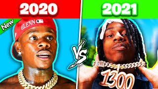 RAP SONGS THAT WERE POPULAR IN 2020 vs RAP SONGS THAT WERE POPULAR IN 2021 [upl. by Florri311]