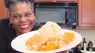 Easy Peach Cobbler Recipe Better than Krispy Kreme’s [upl. by Corry]