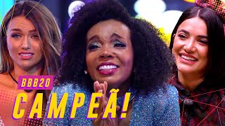 THELMA CAMPEÃ O DISCURSO EMOCIONANTE DA FINAL DO BBB20 😭💛  BIG BROTHER BRASIL 20 [upl. by Ahsenaj253]