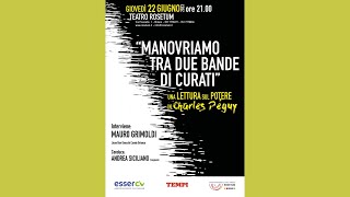 “Manovriamo tra Due Bande di Curati” Una lettura sul potere in Charles Péguy [upl. by Llenet]