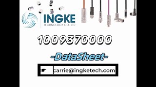 1009370000 DataSheet  ingketechnet [upl. by Scot]