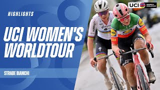 Strade Bianche Highlights  2024 UCI Womens WorldTour [upl. by Tom229]