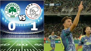 ajax vs panathinaikos  highlights  goals European club [upl. by Antonie]