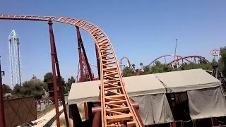 Pony Express Front Row HD POV  Knotts Berry Farm [upl. by Ashby]