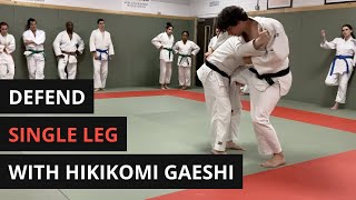 How to defend an Ankle Pick  Single Leg Takedown Kuchiki Taoshi [upl. by Neersan]