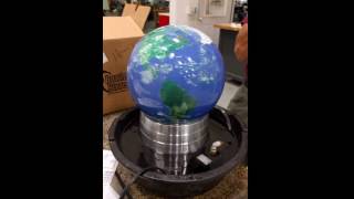 Hydrostatic Globe Fountain  ABTech [upl. by Sezen996]