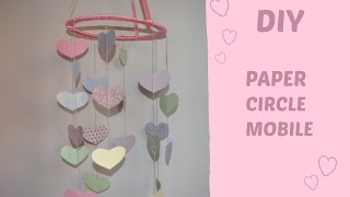 DIY ♡ Paper mobile for baby  Decor Line [upl. by Gaskins]