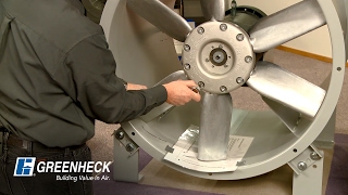 Greenheck  How To Change Fan Blade Pitch [upl. by Euqirdor687]