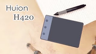 Huion H420 Unboxing amp Review  A 25 DrawingTablet [upl. by Victorine]