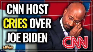 CNN Host CRIES LIVE Over Biden Drop Out [upl. by Julianne572]