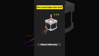 how to group stepper motor wires Stepper motor 4 wires connection steppermotor [upl. by Nevin424]